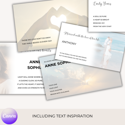 Funeral Slideshow Template Canva